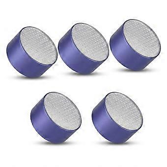 5 limas de pies nano de doble cara, removedor de vello y piel muerta para pies suaves, herramienta profesional de pedicura.