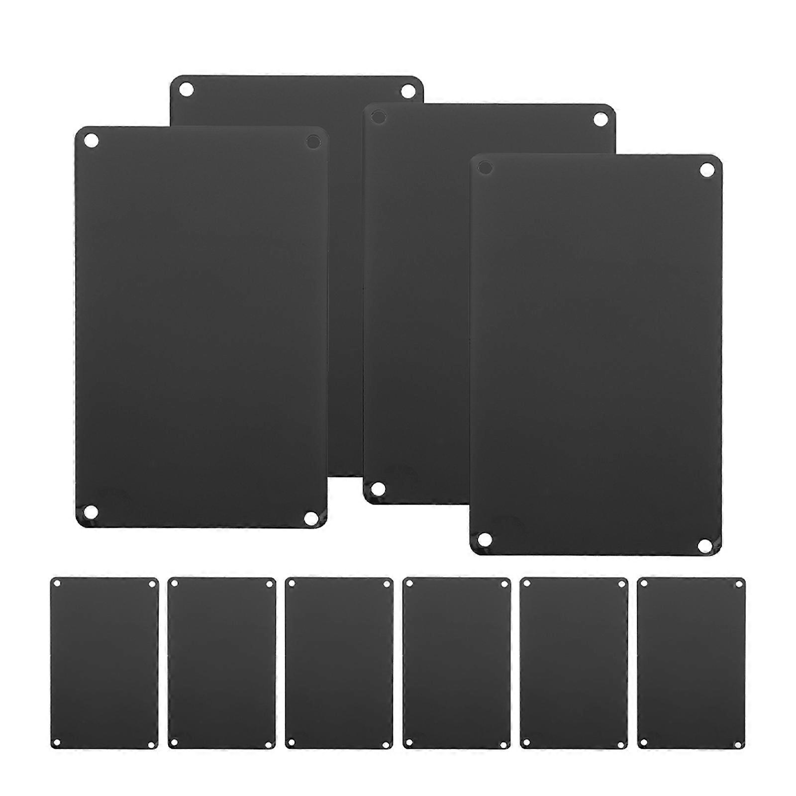Multi-Function Door Plate Diy Blank Sign Simple Design 10Pcs