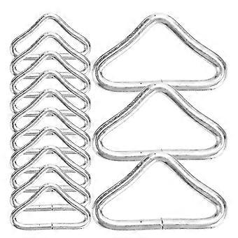 Triangle Rings Galvanized Steel Buckles for Trampoline Replacement 144Pcs