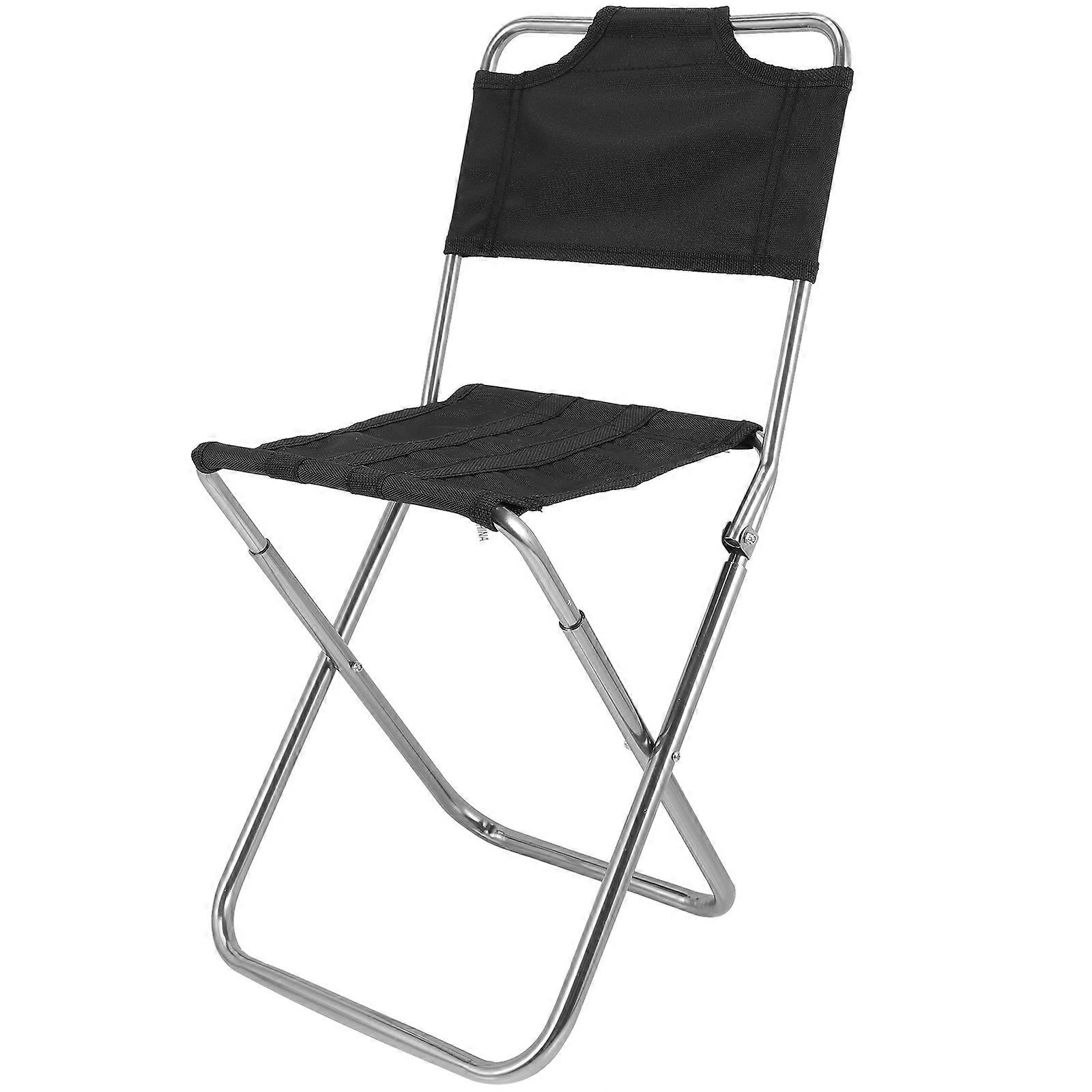 Camping Accessory Folding Chair Multi-Function for Home Black