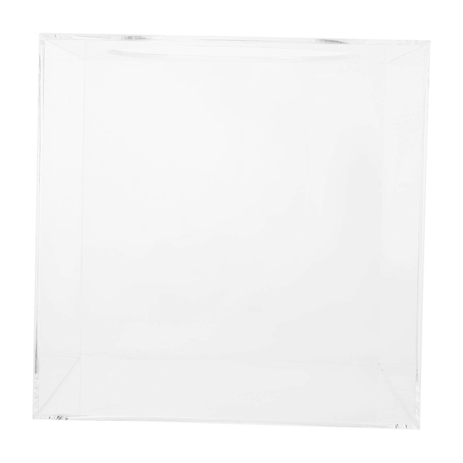 Transparent Acrylic Donation Box for Storage Use