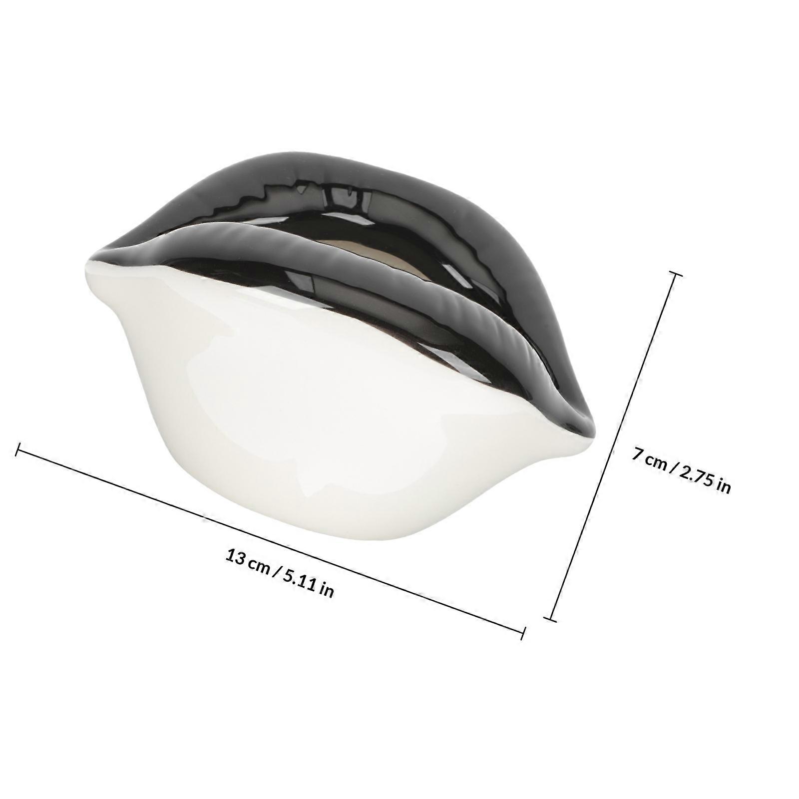 Ceramic Windproof Ashtray Lip Design for Storage