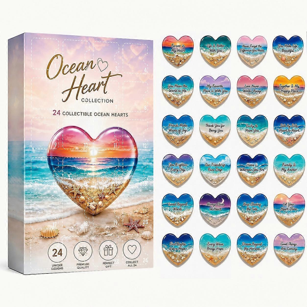 Ocean Heart 24-Day Countdown Blind Box