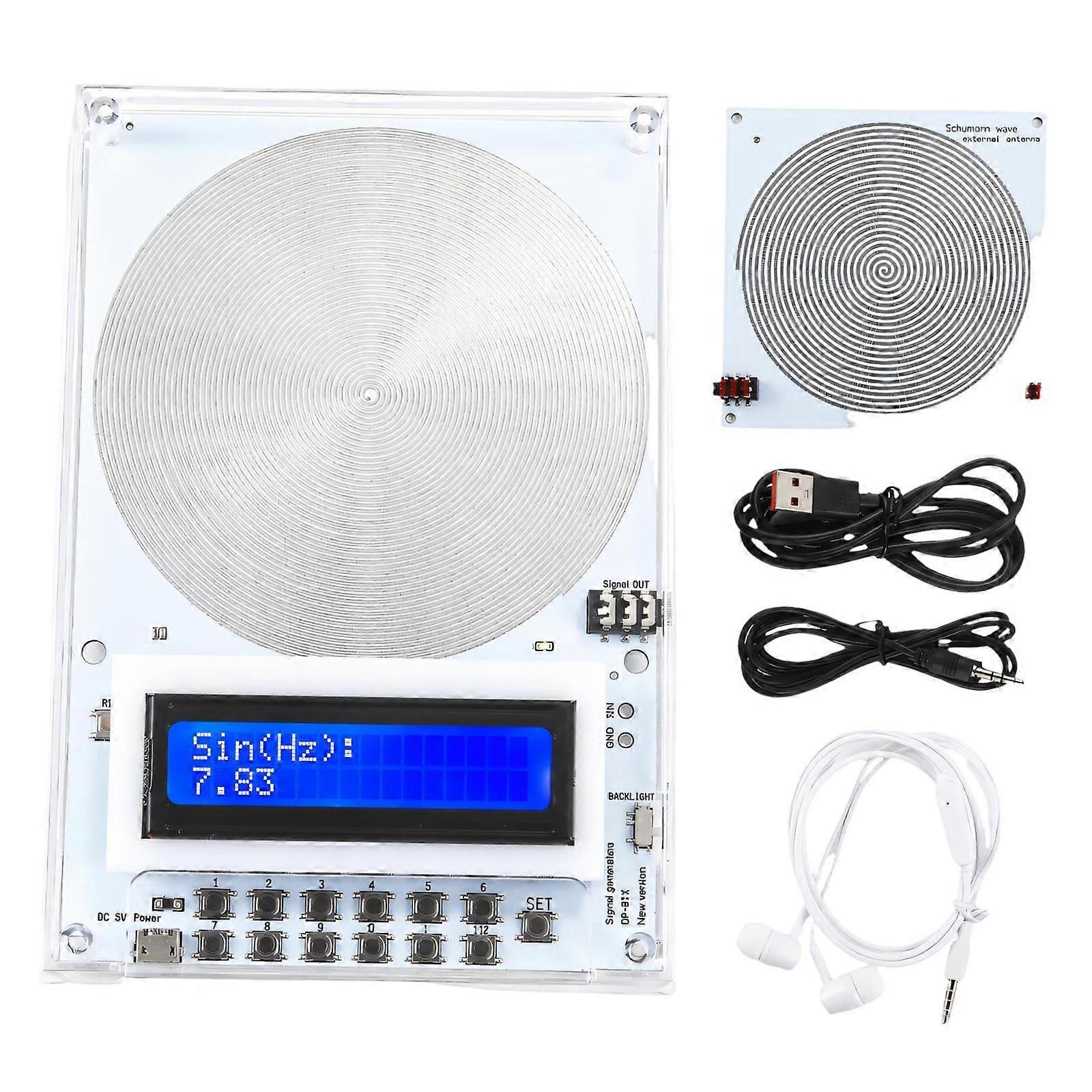 Standalone Adjustable-Frequency Generator with Direct Keypad Control, Sinusoidal and Rectangular Outputs, and No Computer Software Required Multicolor