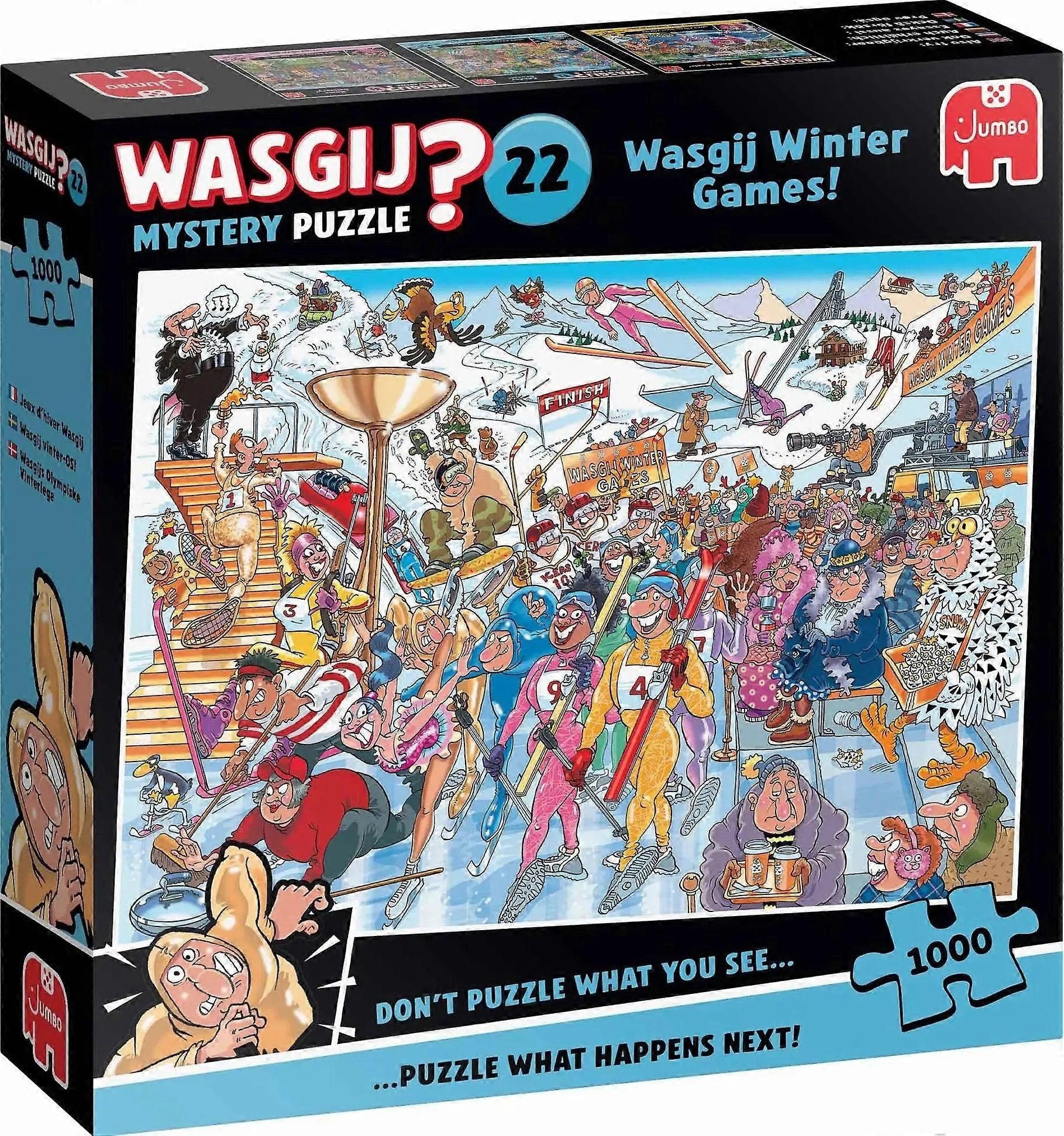 Wasgij Mystery 22 Winter Games! 1000-Piece Puzzle
