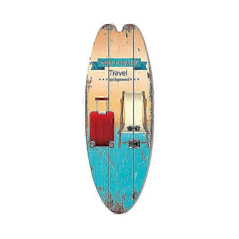 Solid MDF Surfboard Wall Sign