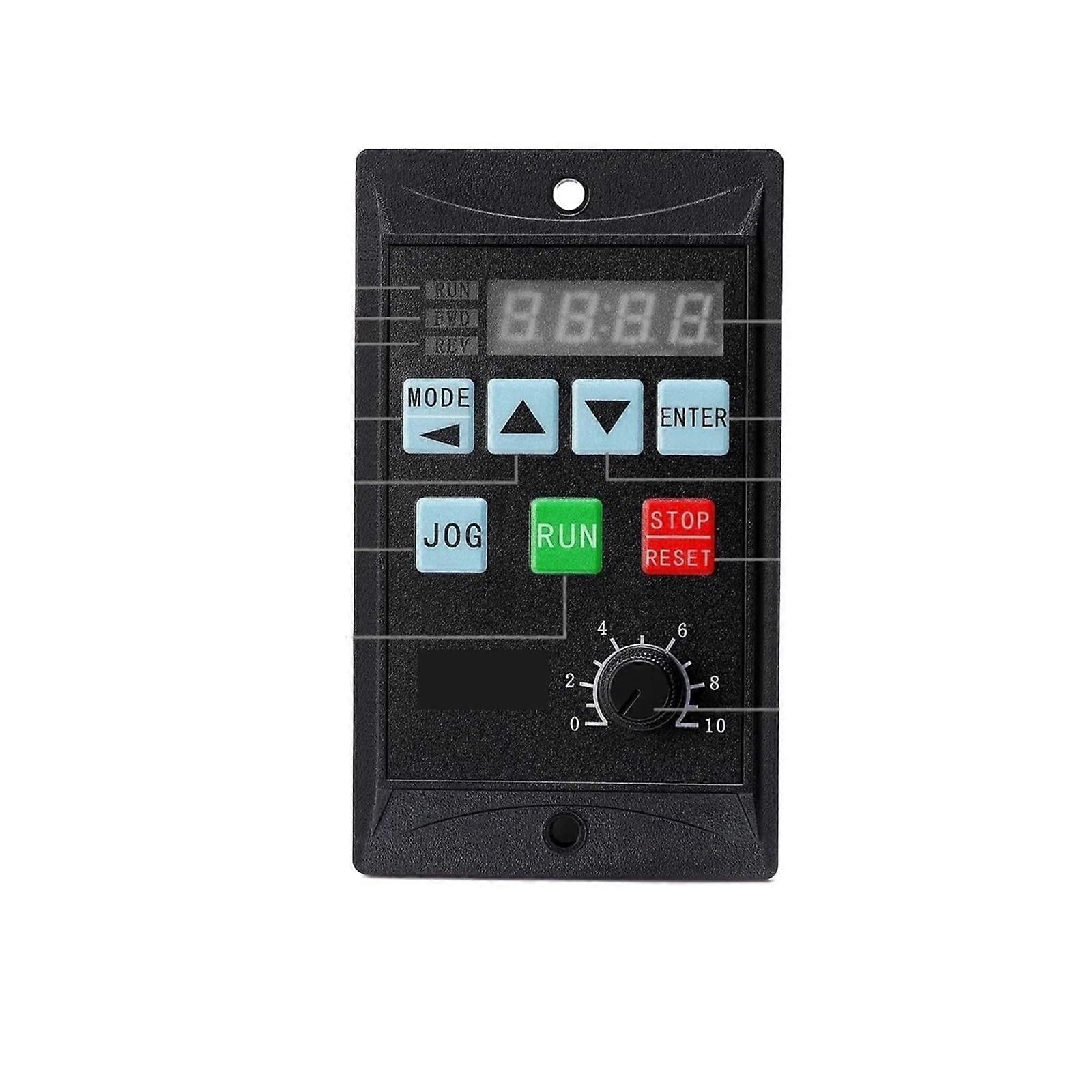 AC 220V Variable Frequency Drive VFD 1500W Reversible Motor Speed Controller with Precise Speed Control