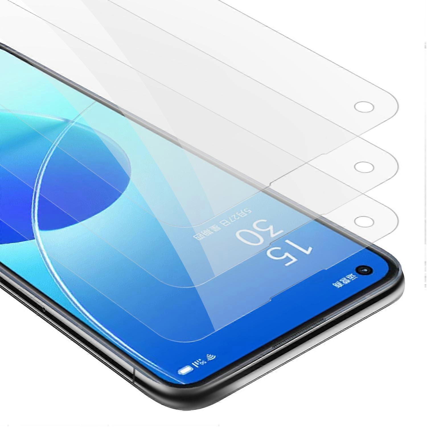 3x Screen protector compatible with Oppo Reno6 5G