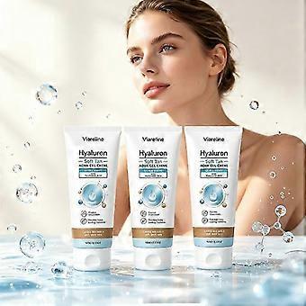 Hyaluron Aqua Gel Self Tanner Cream Ultra Light Hydrating Bronze Skin Lotion For Even Natural Sun-Kissed Complexion-jry