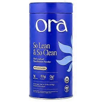 Ora, So Lean & So Clean, Dagelijkse Superfood Plantaardige Eiwit, Vanille, 21,8 oz (618 g)