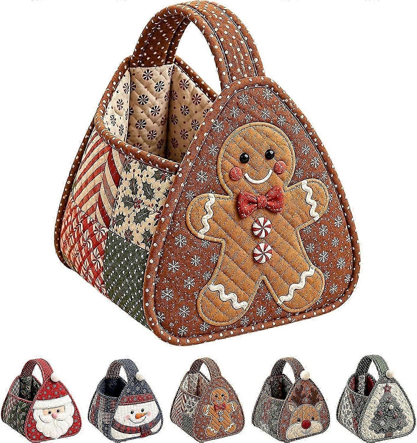 Festive Appliqué Quilted Basket Kit