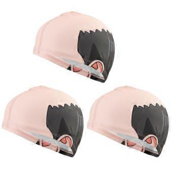 Funny Bald Head Swim Cap for Adults, Novelty Swimming Hat for Pool Parties and Pranks,26S