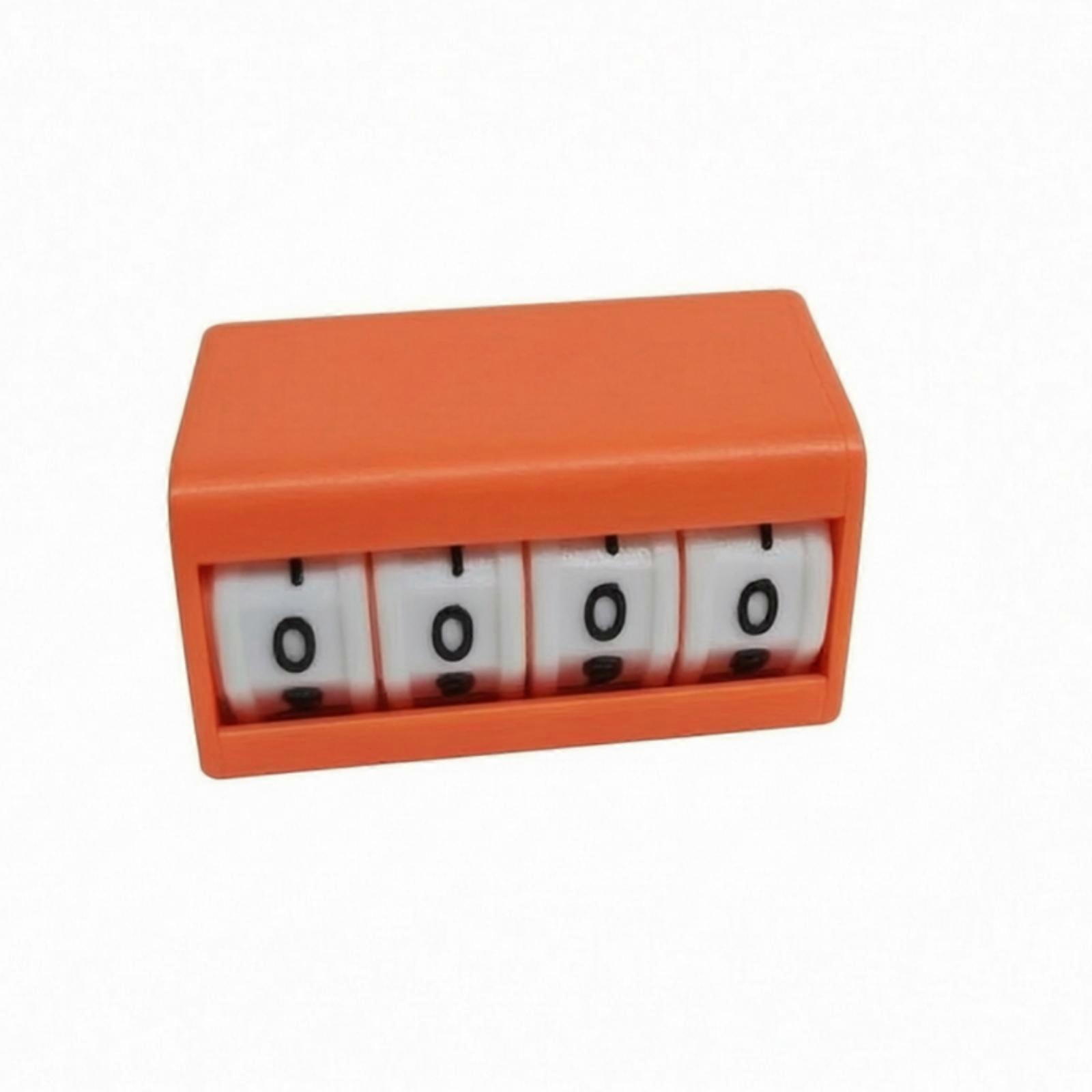 Desktop Counter with Rotating Wheels Compact Scorekeeper for Billiards