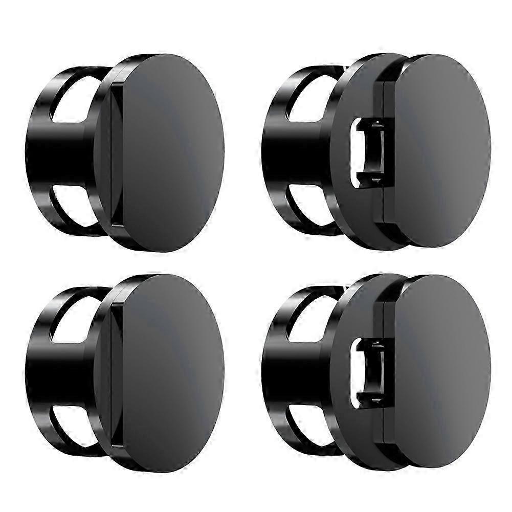 4-Pack Black ABS Light Shields