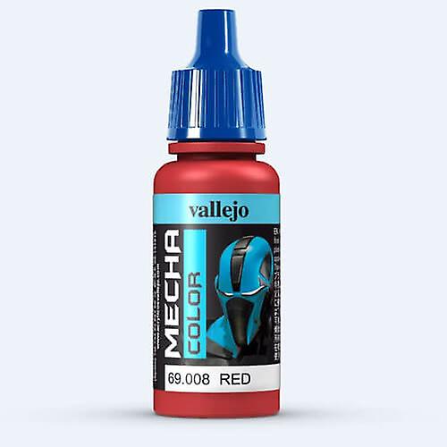 RED Vallejo Quick Drying Mecha Colour 17mL Acrylic Water Based Airbrush Paint