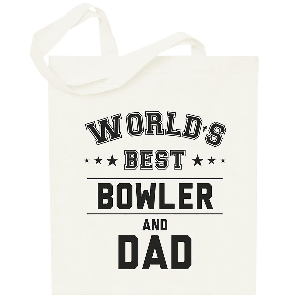 Worlds Best Bowler And Dad Totebag