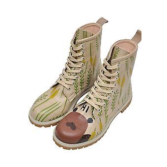 Kids Vegan Leather Beige Slip On Sneakers Superhero Boys Lucca