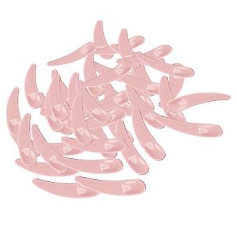 2x100Pcs Mini Spatola Cosmetica Miscelazione Campionamento Crema Viso Maschera Cucchiaio Rosa