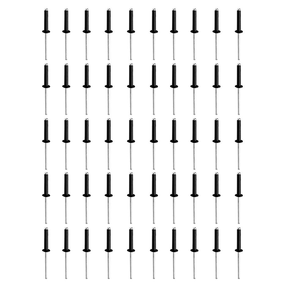 50 Pieces M4 Aluminum Pop Rivets Blind Rivets Dome Open Head M4 X 14