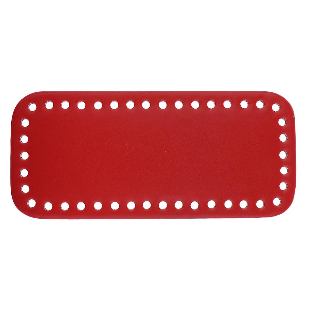 Solid Design Bag Bottom Shaper Cushion Insert Base for Bag Making Red