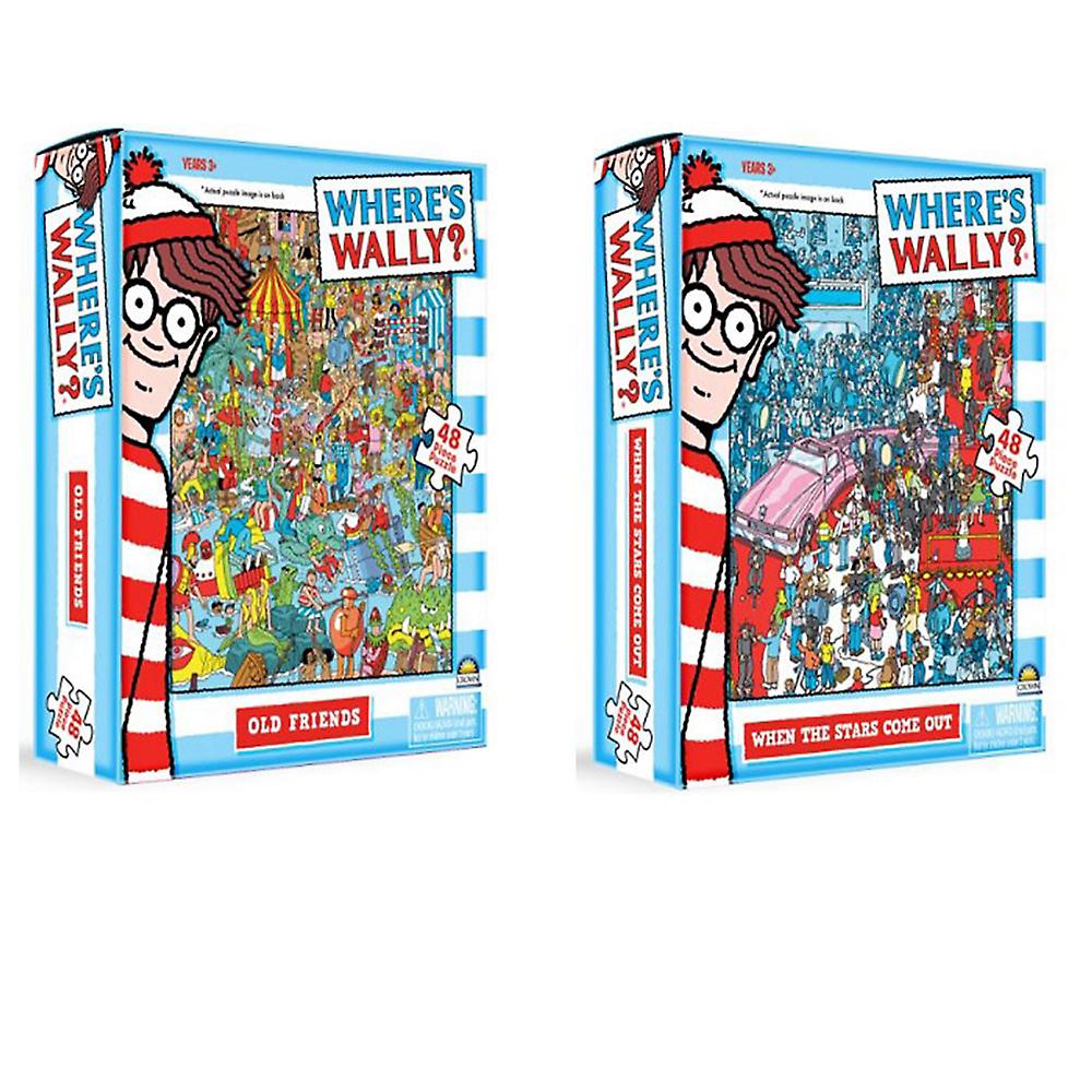 Where's Wally Series Boxed Puzzle Ideal Introduction to the Generation