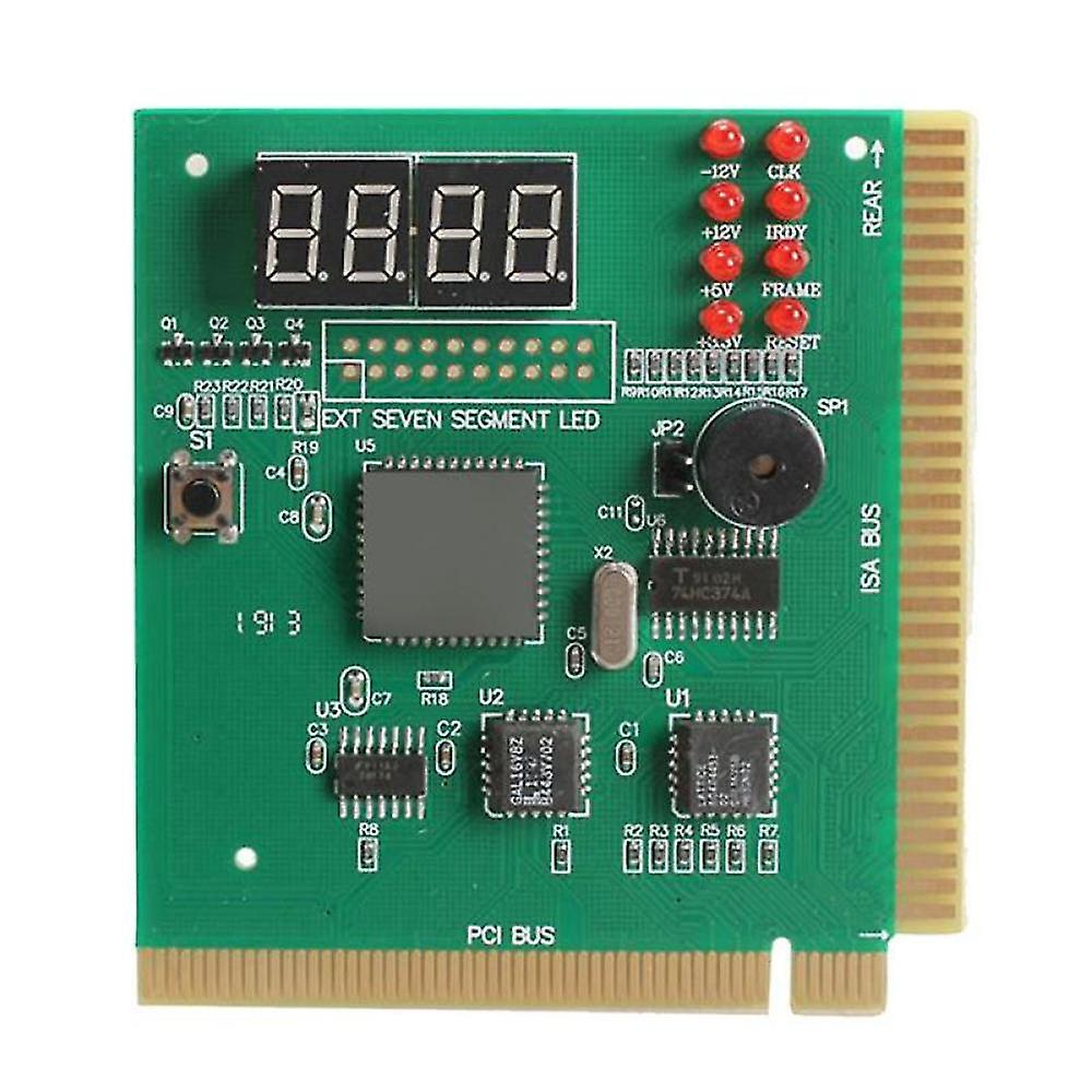 4-digit Lcd Display Pc Analyzer Diagnostic Card Motherboard Post Tester Computer Analysis Pci Card Networking Memory Cpu
