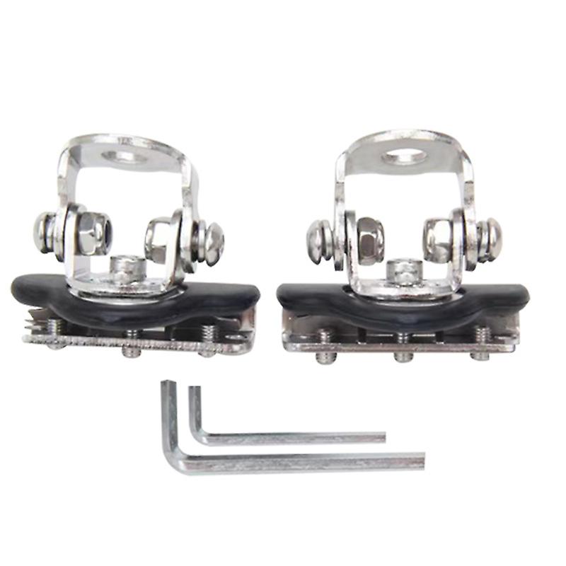 2 Pack Universal Adjustable LED Light Bar Mounting Bracket, Mounting Bracket Compatible with Off-Road Vehicles, 46*55（mm