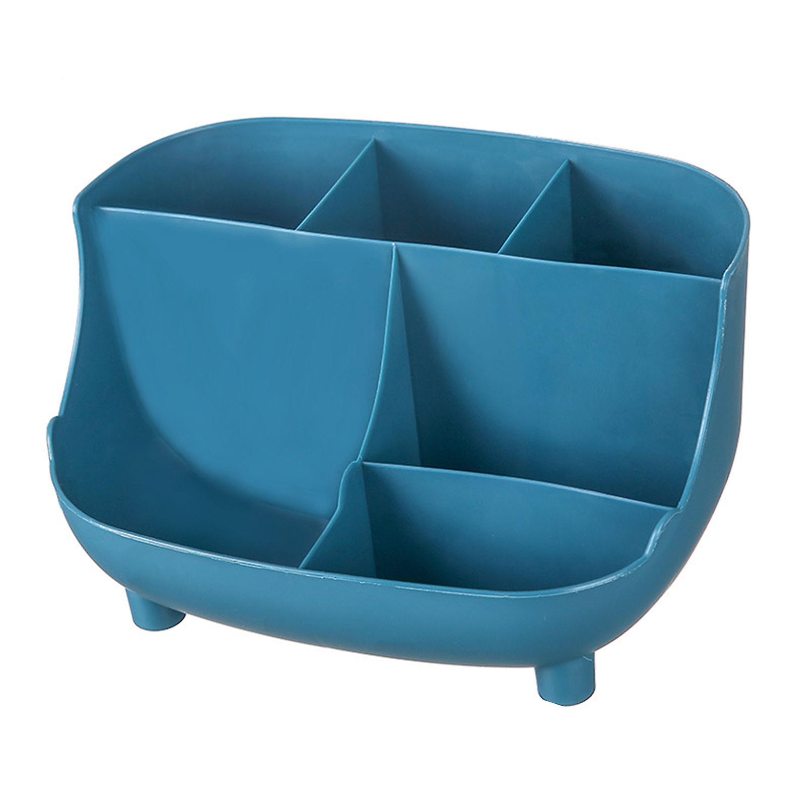 Desk Organizer Tv Remote Container Box Durable Space Saving Organizer For Makeup Brushes Lipsticks Remotes