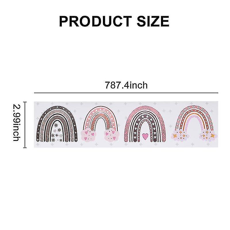 20m Boho Rainbow Bulletin Board Borders Rainbow Straight Borders Classroom Or Home School Decoratio