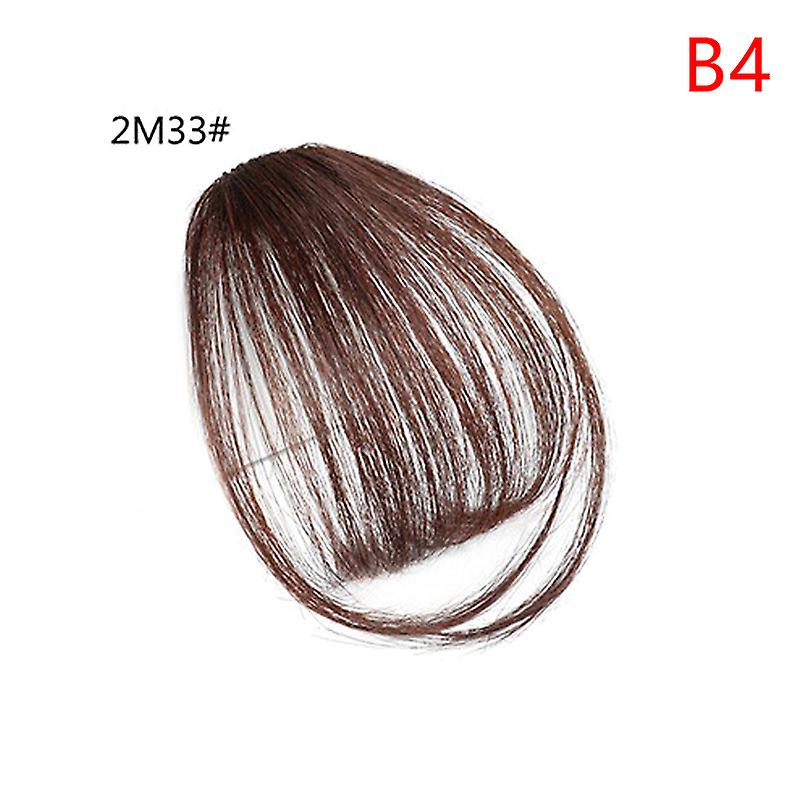 Fake Invisible Synthetic Bangs Front Fringes Clip In Hair Pieces Air Bangs Fiber Good Hair Styling Accessories Hairpieces