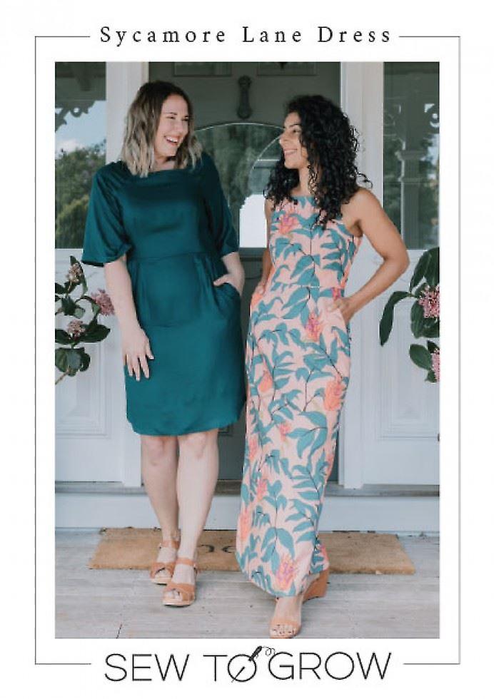 Sew To Grow Paper Sewing Pattern Sycamore Lane Dress