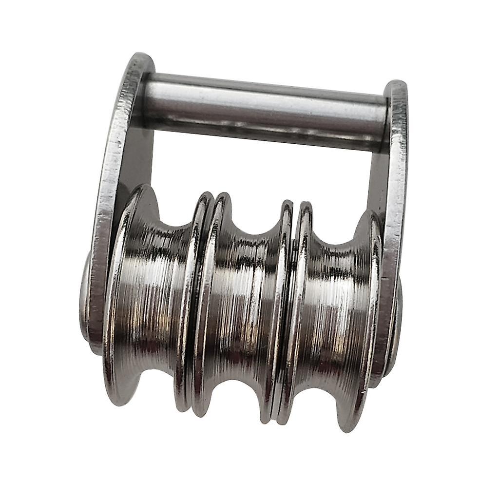 Premium 316 Stainless Steel Sail Tack Triple Pulley for Windsurfing Sails