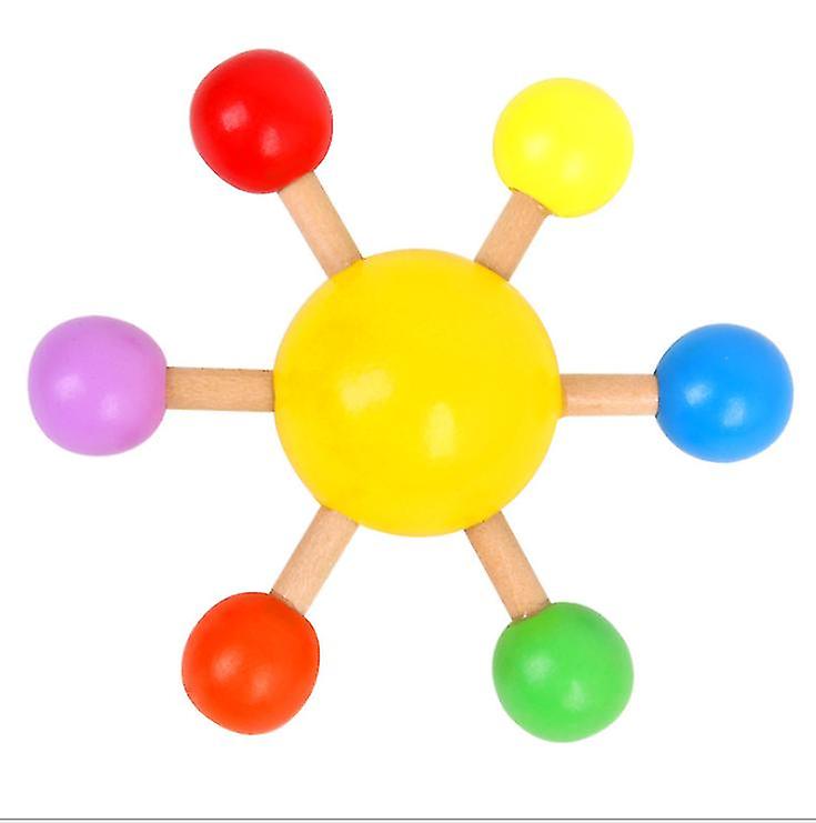 黄色のカラフルなスピニングトップ子供用教育玩具、楽しいデスクトップ減圧玩具Az18675