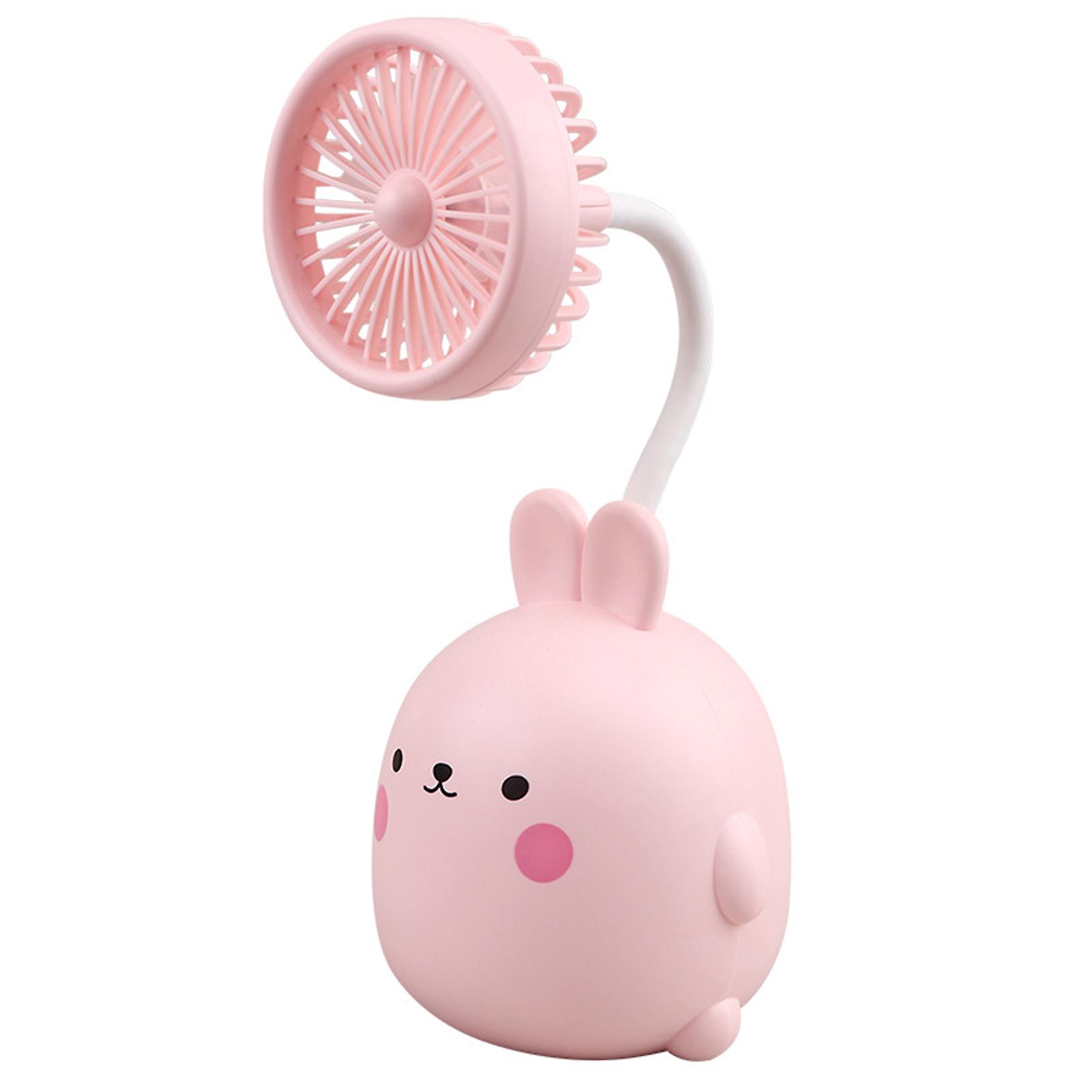 Storage Box Desktop Fan with 360 Degree Adjustable Angle Silicone Hose
