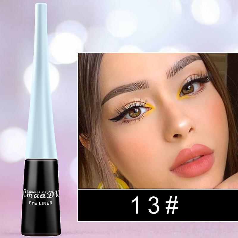 Cmaadu 17 Colors MATTE Waterproof Eyeshadow Liquid Eyeliner Makeup Metallic