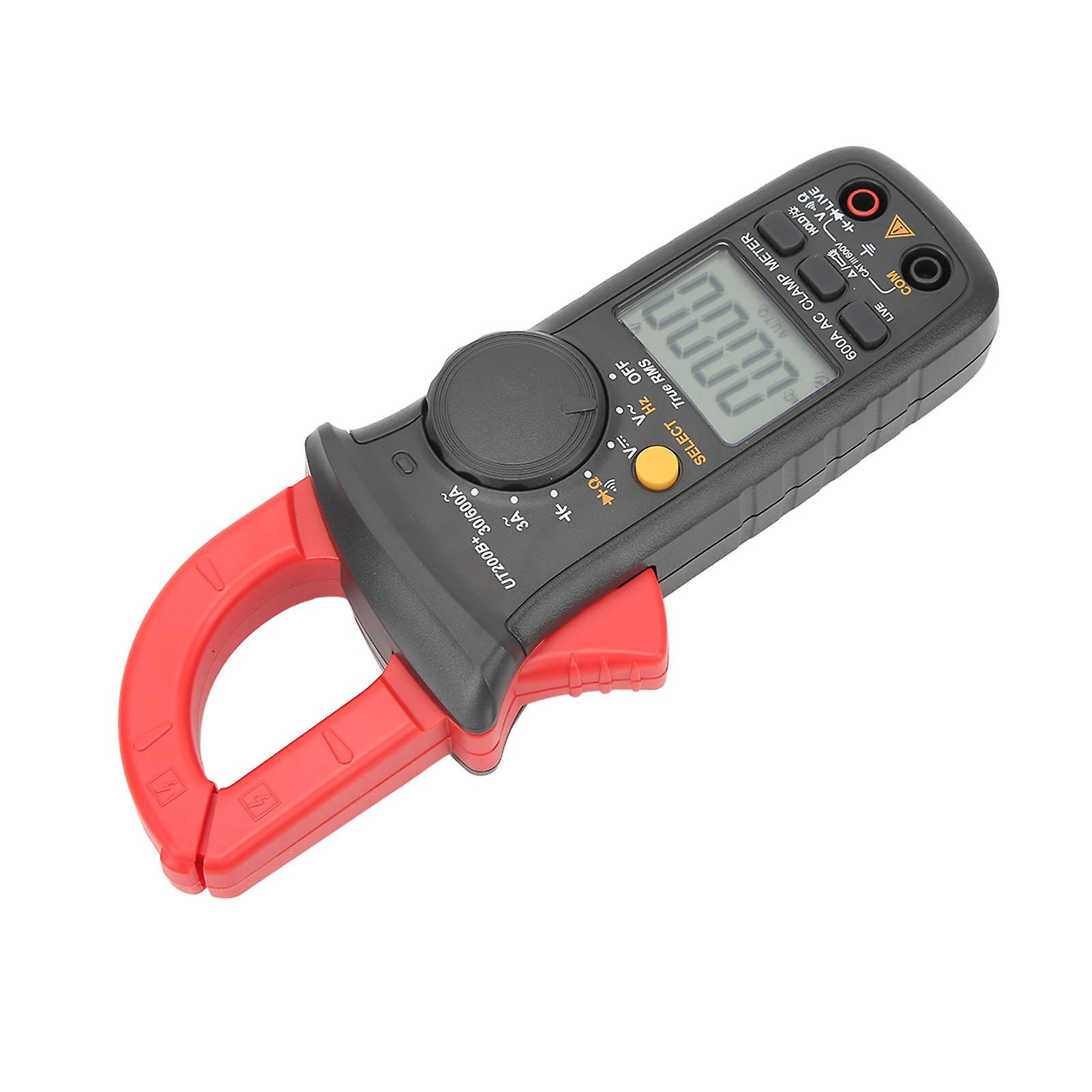 Digital Clamp Meter AC DC Voltage Current Resistance Capacitance Meter Electrical Test Multimeter 