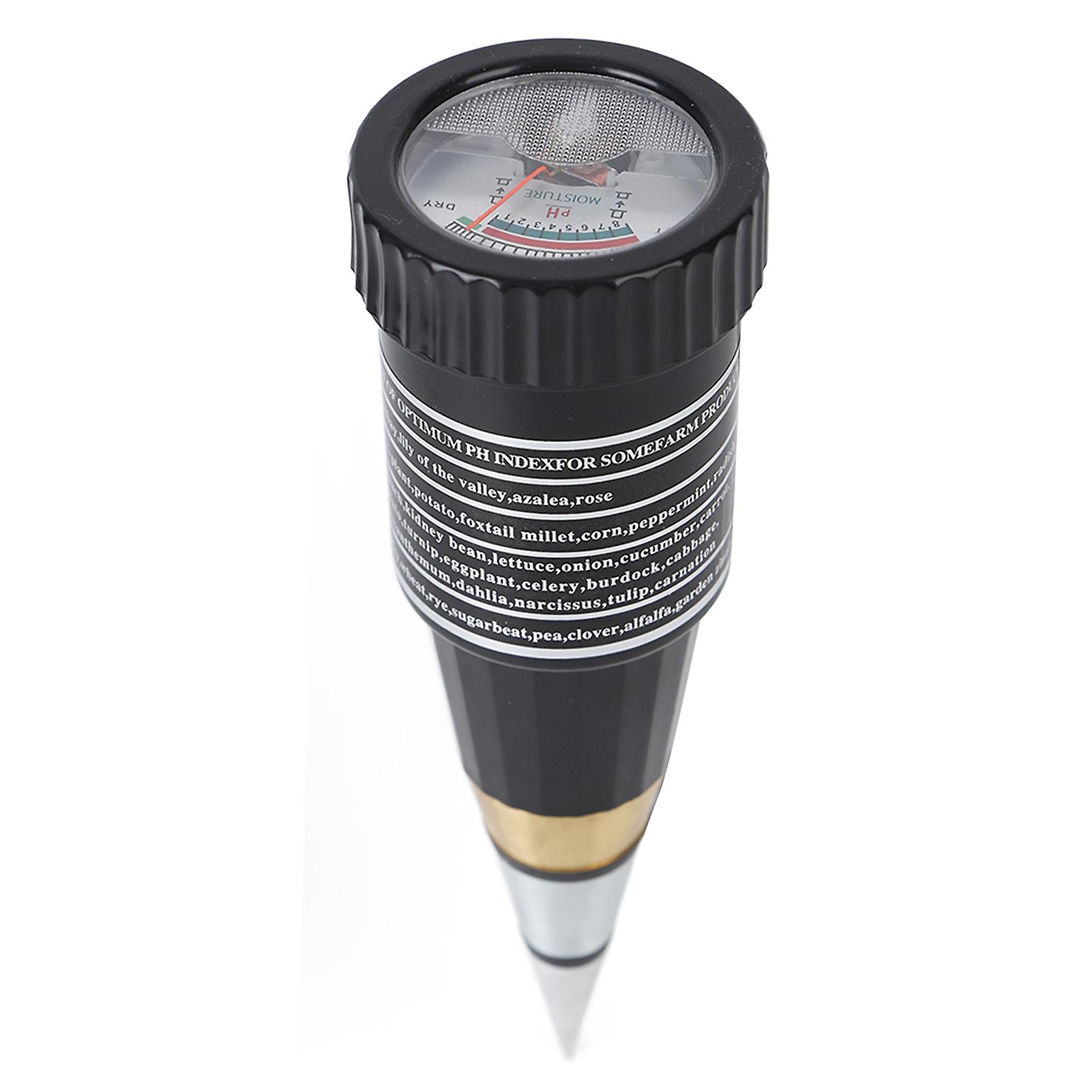Touch Soil P H Moisture Tester 2 In 1 Soil Tester Cone Soil Moisture PH Meter Moisture Test Meter PH Detector Instrument for Outdoor Plants
