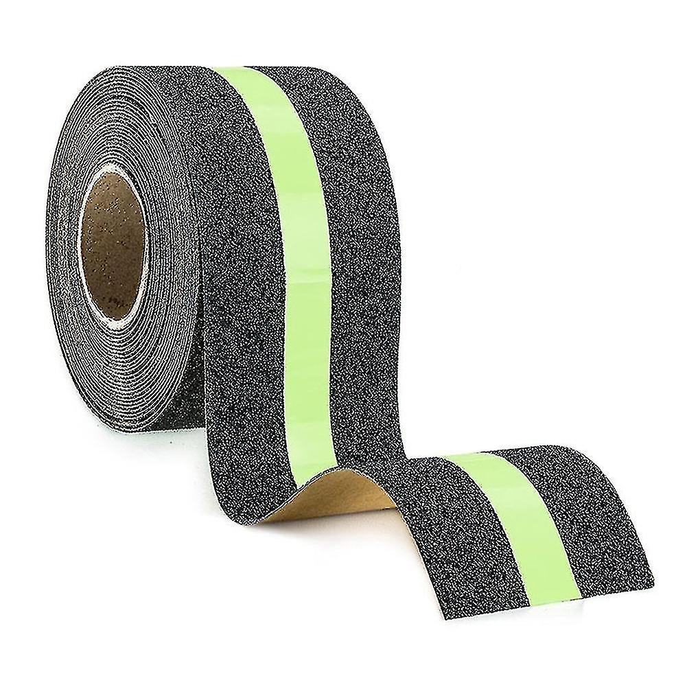 Notte Luminoso Antiscivolo Scala Grip Tape Matte Warning Sandpaper Stickers Roll For Indoor Outdoor 50mmx300mm