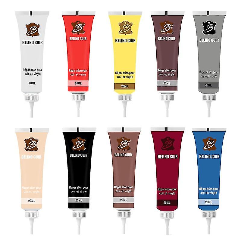 20ml Pelle Riparazione Gel Pelle Colore complementare Riparazione Graffi Crepe Pelle Riparazione Auto Sedile in pelle Divano Strumento