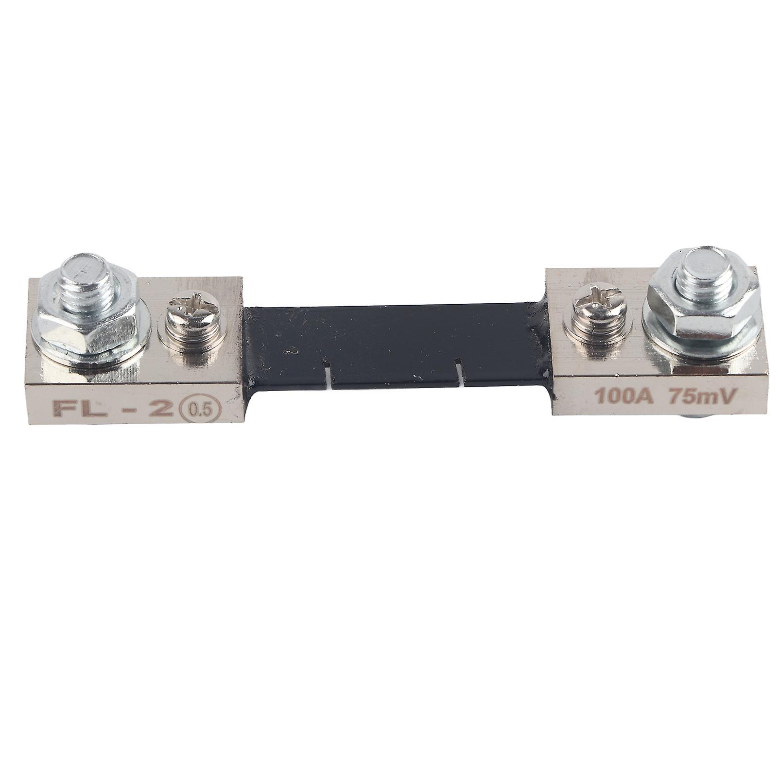 100A Shunt Resistor 75mV FL-2, Precision Current Amp Meter for Digital Ammeter Analog Panel, 50A 100A Measurement Applications