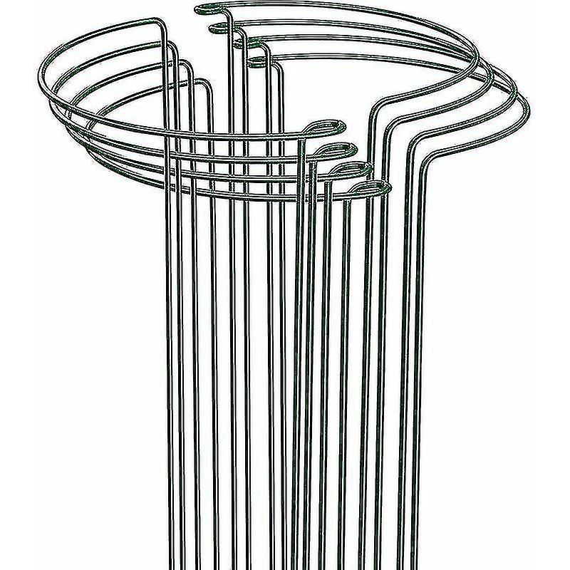 8パック植物サポート25cm x 40cm、植物の成長を助け、金属ガーデンサポート、グリーンガーデン植物サポートリング互換牡丹アジサイバラSE