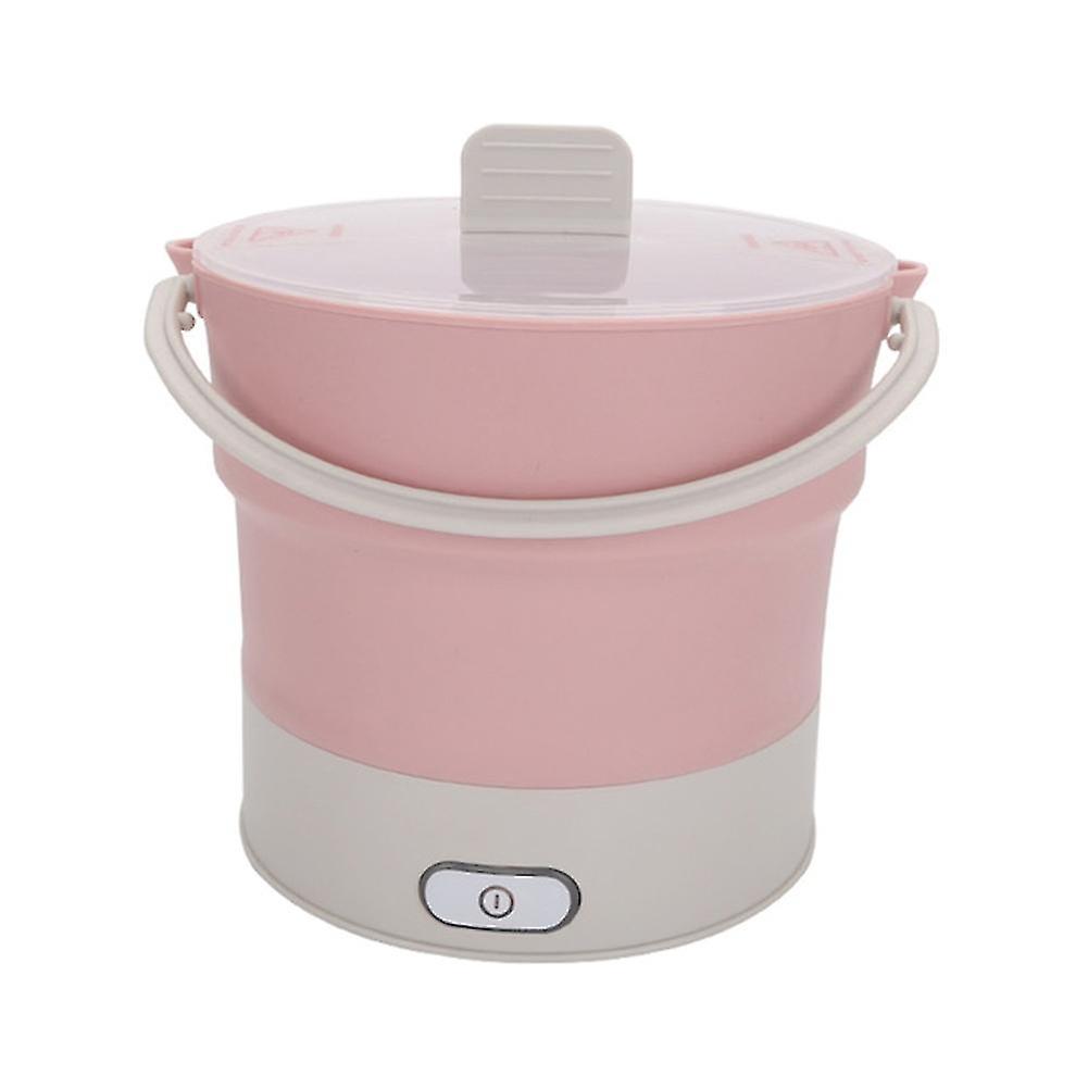 BoSaiD Portable Folding Steamer Hot Pot Stewing Cook Mini Pan Silicone Electric Kettle