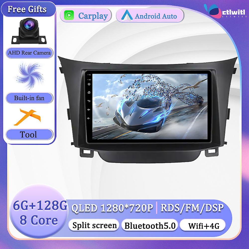 Android 13 For Hyundai I30 Elantra Gt 2011-2017 Autoradio Radio Tv Touch Screen Carplay Gps Navigation Videp Player Multimedia