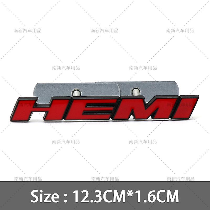 Metal 3d Hemi Car Stickers Grill Emblem Badge Rear Trunk Decal For Charger Srt Sxt Durango Caliber Journey Caravan Ram Viper