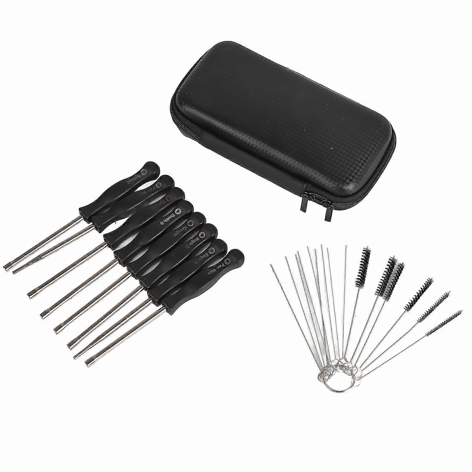 Carburetor Repair Kit Set - Screwdriver Adjuster Tool Clean Brush