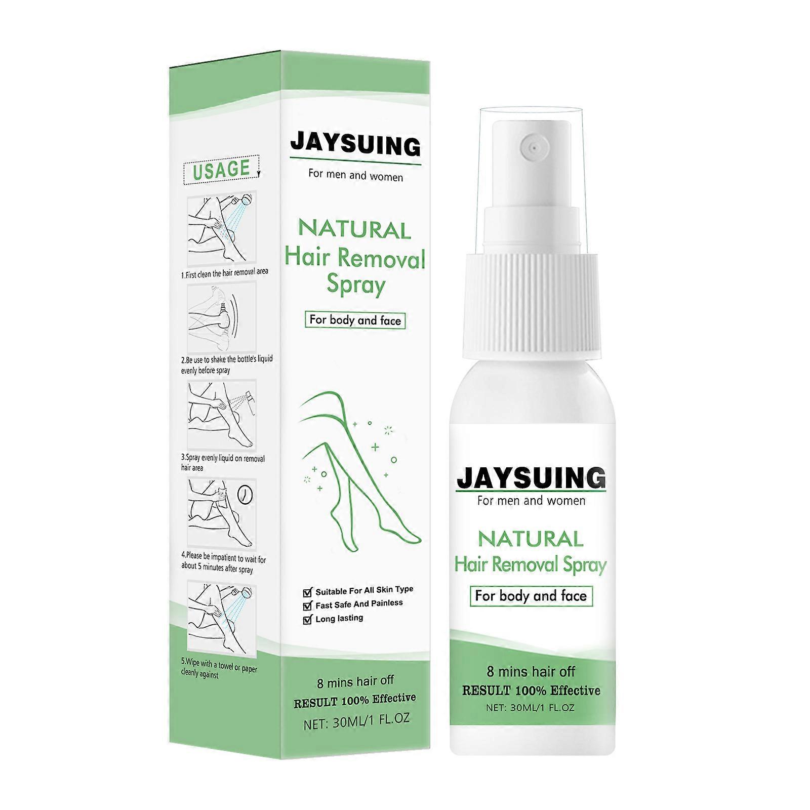 Jaysuing Spray Αφρός Αποτρίχωσης Μασχάλη Μαλλιά Ποδιών Ομαλή Λεπτή Απαλή Απαλή Απομάκρυνση Τρίχας Spray Καθαρισμού Φροντίδα 30Ml Συσκευασμένο