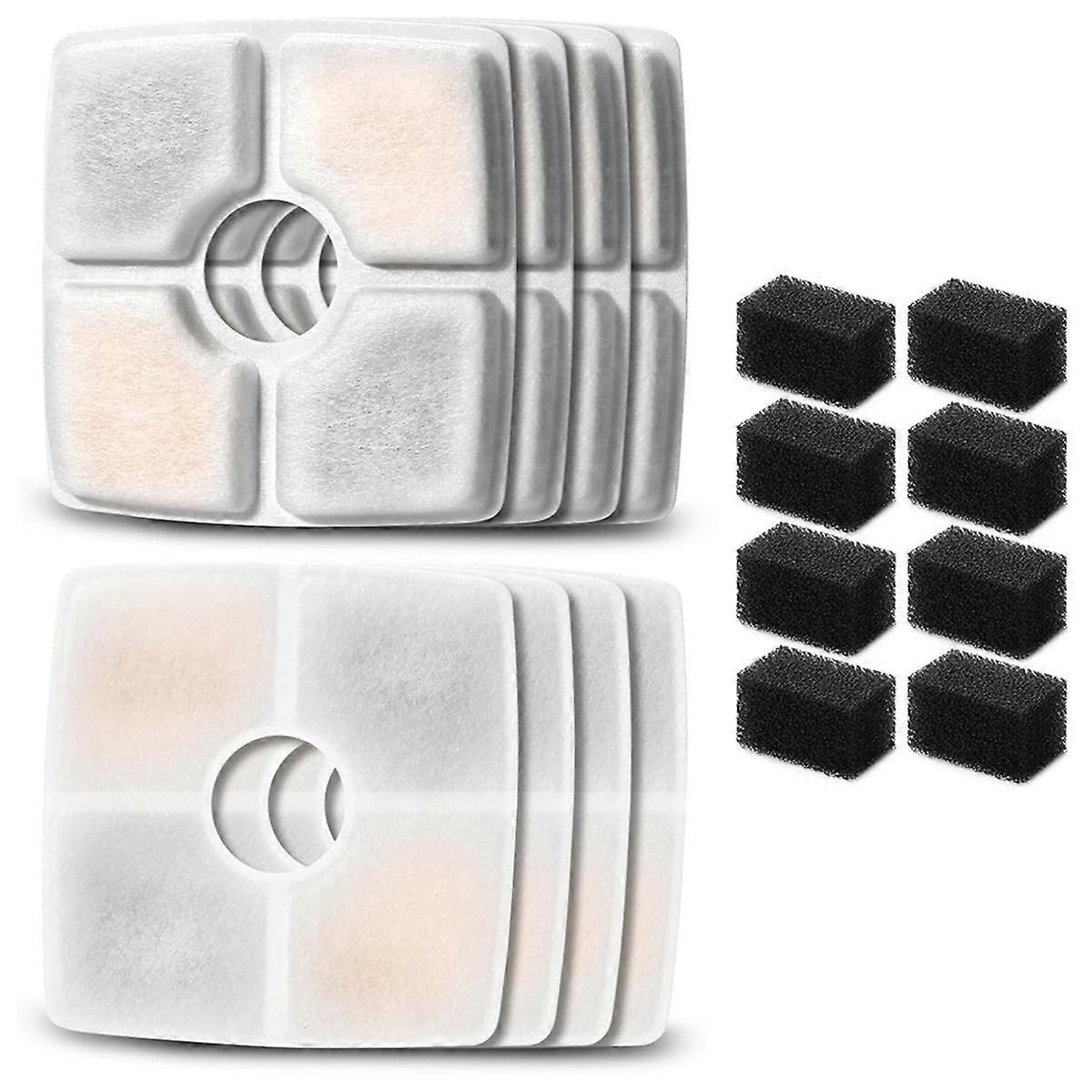 Replacement Filters Sponges for 84oz/2.5L Automatic Pet Fountain Cat Water Fountain Filter Triple F