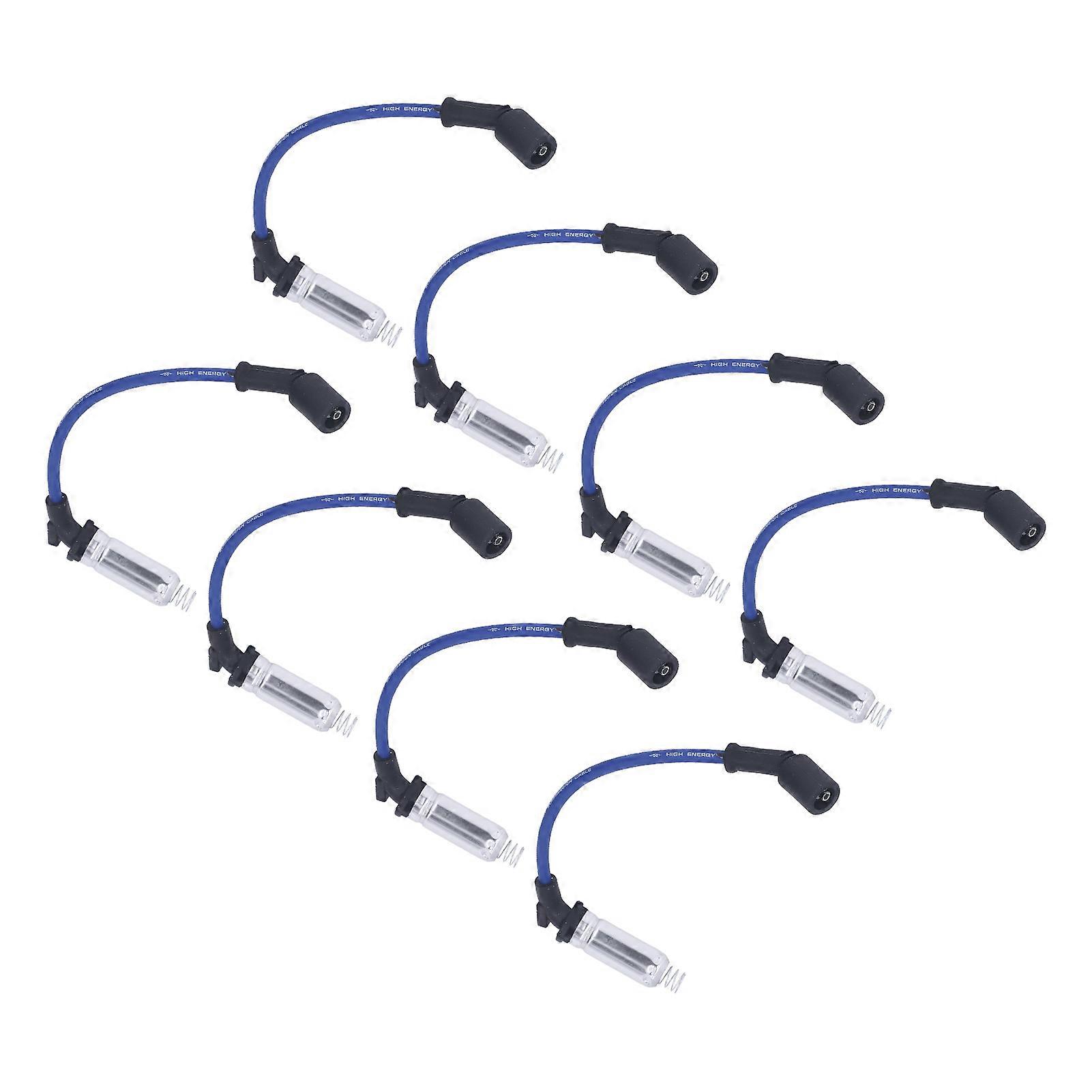 8PCS Spark Plug Wires 748GG High Temp Resistant Insulated Replacement for SAAB 97X V8 20052009 E2U511