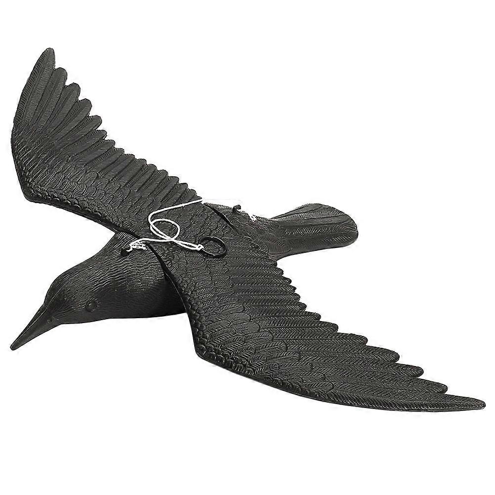 Plastic Crow Adornment Crow Model Crow Statue Crow Ornament Simulation Crow Decor