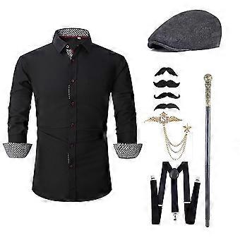Cosplay The Great Gatsby Gentleman Vintage 1920s Inspired Outfits Party  Costume Masquerade Beret Hat Men's Buckle Performance Halloween Evening  Long | Fruugo IE